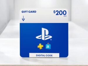 $200 PlayStation Store Gift Card Digital Code for gaming and entertainment purchases